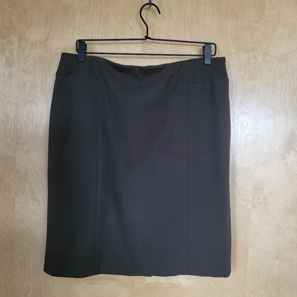 J. Jill Ponte Pencil Skirt Green Size Medium
